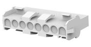 CONNECTOR HOUSING, RCPT, 8POS, 6.35MM