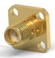 RF COAXIAL, SMA JACK, 50 OHM, FLANGE