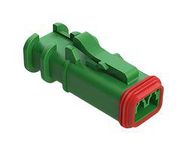 AUTOMOTIVE HOUSING, PLUG, 2POS, GREEN