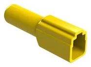 BOOT, PLUG, 2POS, YELLOW