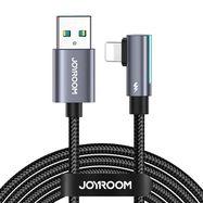 USB to Lightning cable, angled Joyroom S-AL012A17 2.4A, 1.2m (black), Joyroom
