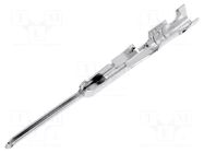 Contact; male; tinned; 24AWG÷22AWG; bulk; crimped; for cable; SL MOLEX