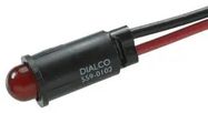 PANEL INDICATOR, RED, 6.35MM, 5VDC