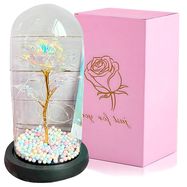 EXTRALINK HOME WIECZNA RÓŻA W SZKLE ŚWIECĄCA LED RÓŻOWA W-861, EXTRALINK
