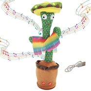 EXTRALINK TOYS ZABAWKA KAKTUS Z SOMBRERO TAŃCZĄCY ŚPIEWAJĄCY DLA DZIECI LED USB, EXTRALINK