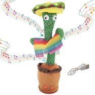 Dancing Cactus Toy with Sombrero Extralink Toys, Singing for Kids LED USB, EXTRALINK