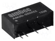 Converter: DC/DC; 3W; Uin: 4.5÷5.5VDC; Uout: 5VDC; Iout: 600mA; SIP7 AIMTEC