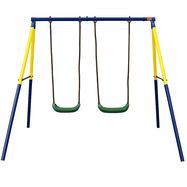 Black Forest Double Swing with Frame, 248x187x185cm, EXTRALINK