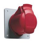POWER ENTRY CONNECTOR, OUTLET, 16A, RED