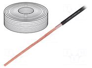 Wire: motor; chainflex® CF300.UL.D; 1x6mm2; black; stranded; Cu IGUS