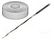 Wire: motor; chainflex® CF31; 4G1.5mm2; black; stranded; Cu; PVC IGUS