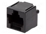 Connector: RJ45; socket; PIN: 8; 8p8c; THT; straight; 16.51mm TE Connectivity