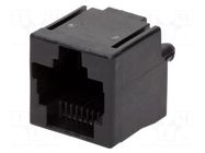Connector: RJ45; socket; PIN: 8; 8p8c; THT; straight; 16.51mm TE Connectivity