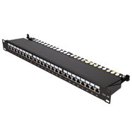 Extralink CAT6A STP | Patchpanel | 24 port, EXTRALINK