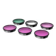Set of 6 filters MCUV+CPL+ND4+ND8+ND16+ND32 Sunnylife for Insta360 GO 3/2, Sunnylife