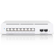 Ubiquiti USW-Pro-XG-8-PoE | Switch | Etherlighting, 8x RJ45 10GbE PoE, 2x SFP+, 155W, Layer 3, UBIQUITI