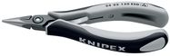 KNIPEX 34 22 130 ESD Precision Electronics Gripping Pliers ESD with multi-component handles burnished 130 mm