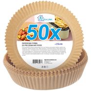 EXTRALINK HOME PAPIEROWE WKŁADY DO FRYTKOWNICY OKRĄGŁE 16CM (50 SZT), EXTRALINK