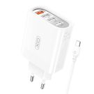 Wall charger XO L110 with cable USB-C, 18W (white), XO