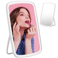 Extralink | Makeup mirror | white illuminated with stand, EXTRALINK
