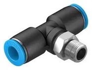 PUSH-IN T-FITTING, 8MM, R1/8, 14.5MM
