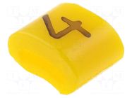 Markers; Marking: 4; 1.1÷2.5mm; H: 3mm; A: 6mm; -30÷100°C; leaded KURANT
