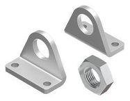 FOOT MOUNTING, 12/16MM, GALVANIZED STEEL