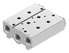 COMPACT MANIFOLD BLOCK, 2 OUTLET, G3/8