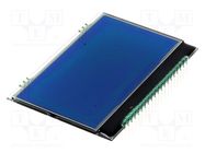 Display: LCD; graphical; 128x64; STN Negative; blue; 67.8x47.96mm DISPLAY VISIONS