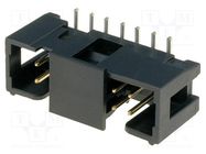 Connector: IDC; socket; male; PIN: 14; vertical; SMT; on PCBs; 2A 3M