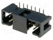 Connector: IDC; socket; male; PIN: 14; 2500; vertical; 2A; SMT; 2.54mm 3M