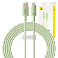 Fast Charging cable Baseus USB to USB-C Habitat Series 2m 100W (green), Baseus