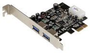 INTERFACE CARD, 2PORT PCIE USB3.0PLUSLP4