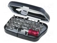Kit: screwdriver bits; Overall len: 25mm; Mounting: 1/4" (C6,3mm) NEWBRAND
