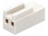 Connector: wire-board; plug; female; PIN: 2; KK; straight; for cable MOLEX