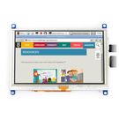 Touch screen G - resistive LCD TFT 5'' 800x480px HDMI + USB for Raspberry Pi 4B/3B+/3B/2B/Zero - Waveshare 14447