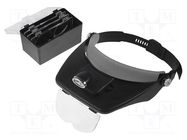 Binocular magnifier; Mag: x1.2÷x3.5; Illumin: LED 