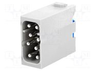 Connector: HDC; module; male; Han-Modular®; PIN: 8; 16A; 400V HARTING