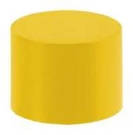 TACTILE SWITCH CAP, YELLOW
