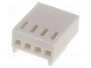 Connector: wire-board; plug; female; PIN: 4; 3A; 250V; straight; 1x4 ADAM TECH