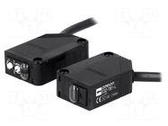 Sensor: photoelectric; transmitter,receiver; Range: 0÷15m; PNP OMRON