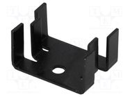 Heatsink: moulded; SOT32; black; L: 18mm; W: 25.4mm; H: 13mm; 21K/W FISCHER ELEKTRONIK