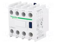 Auxiliary contacts; Leads: screw terminals; front; TeSys D SCHNEIDER ELECTRIC