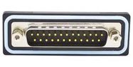 D SUB CONN, PLUG, DB, 25POS, SOLDER CUP