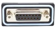 D SUB CONN, RCPT, DA, 15POS, SOLDER