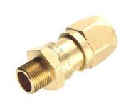 CONDUIT CONNECTOR, STRAIGHT, BRASS, 32MM