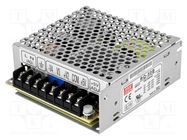 Power supply: switched-mode; for building in,modular; 45.5W MEAN WELL