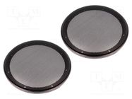 Loudspeaker grille; 200mm; 2pcs. 4CARMEDIA