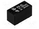 Relay: electromagnetic; DPDT; Ucoil: 5VDC; Icontacts max: 2A; PCB Recoy/RAYEX ELECTRONICS