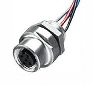 M12 SENSOR CONNECTOR, MALE, 4POS